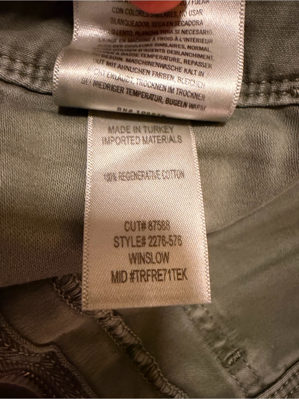 CITIZENS OF HUMANITY WINSLOW UTILITY PANTS IN SURPLUS - Picture 12 of 14